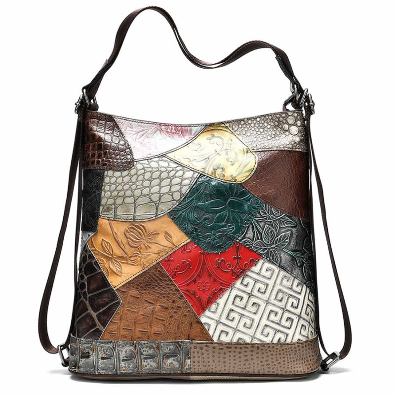 Sac à bandoulière en cuir véritable – Image 1