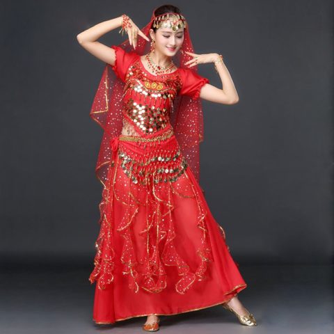 Ensemble 4 pièces Bollywood indien