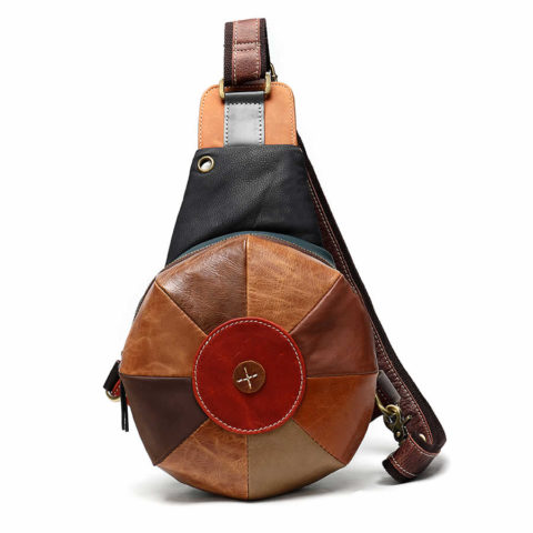 Sac à bandoulière en cuir véritable