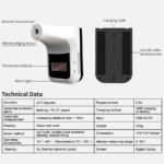 Thermomètre infrarouge numérique sans contact PRO à fixer – Image 4