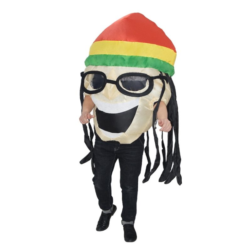 Costume gonflable rasta jamaïcain – Image 3
