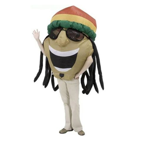 Costume gonflable rasta jamaïcain