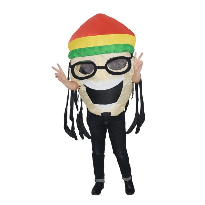 Costume gonflable rasta jamaïcain – Image 4