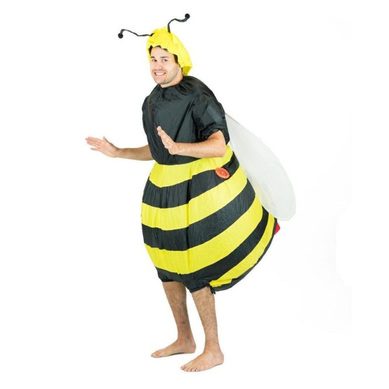 36365-5o7eze.jpg Costume gonflable abeille avec casque et antennes – Image 2