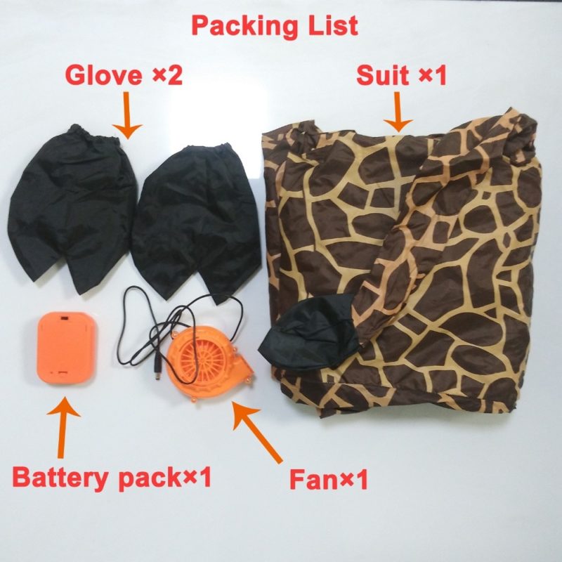 36373-m8a88a.jpg Costume gonflable Girafe avec gants – Image 4