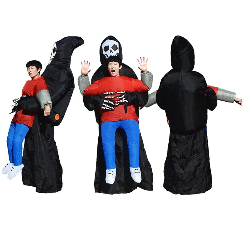 faucheuse Costume gonflable de la faucheuse enlèvement, déguisement – Image 3