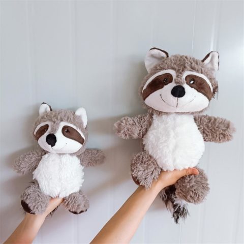 Peluche Raton laveur, doux et mignon, 25 à 55 cm – Image 4