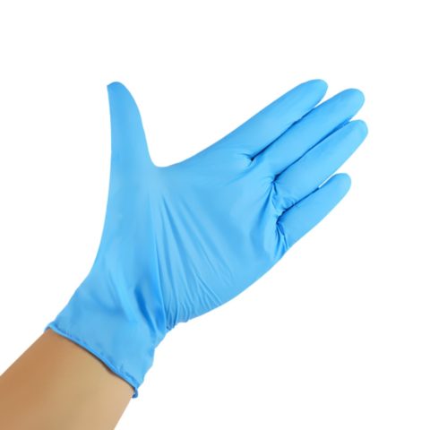 100 gants jetables, nitrile, sans poudre, non stérile – Image 3
