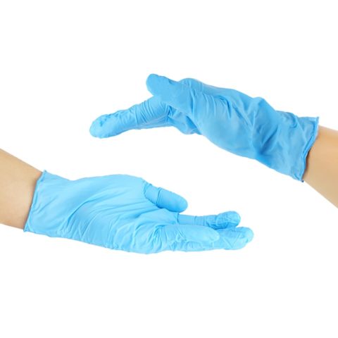 100 gants jetables, nitrile, sans poudre, non stérile – Image 4
