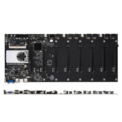 Carte mère minière, 8 GPU, DDR3, processeur intégré, faible consommation d'énergie, ETH – Image 2