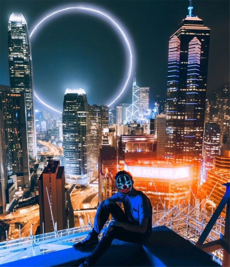 Masque LED, Bluetooth, édition d'images, animation de texte, avec batterie intégrée – Image 4