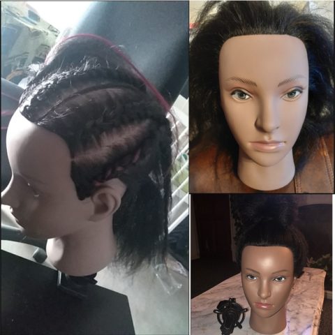 Mannequin d’entraînement Afro, coiffure et maquillage – Image 6