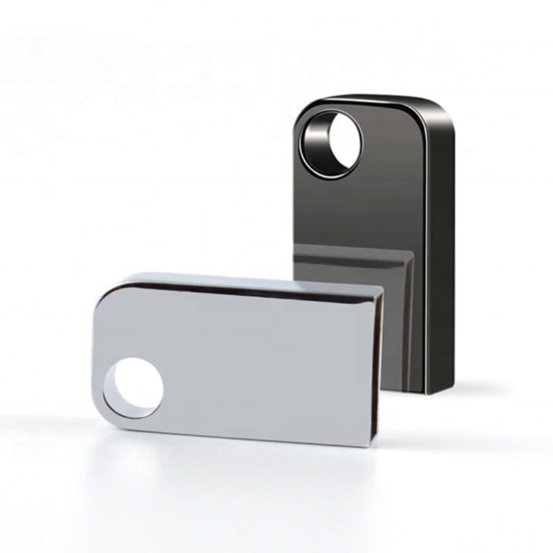 Lot de 50 mini clés USB 2.0 en métal personnalisables avec votre logo, 1/2/4/8/16/32/64 Go
