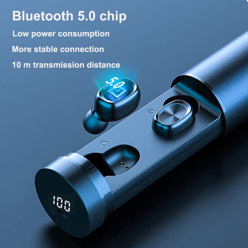 Ecouteurs sans fil B9 TWS, Bluetooth 5.0, étanche – Image 4