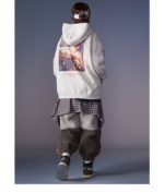 Sweat à capuche rétro peinture imprimé – Image 5