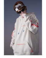 Sweat à capuche rétro peinture imprimé – Image 6