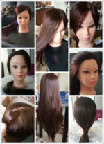 Mannequin d'entraînement, coiffure et maquillage, 65 cm – Image 6