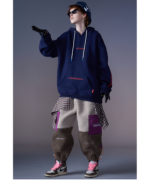 Sweat à capuche rétro peinture imprimé – Image 7