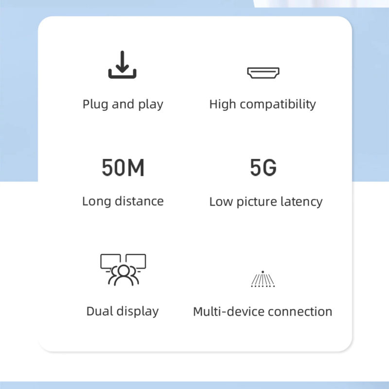 Transmetteur et récepteur vidéo sans fil, compatible HDMI – Image 6