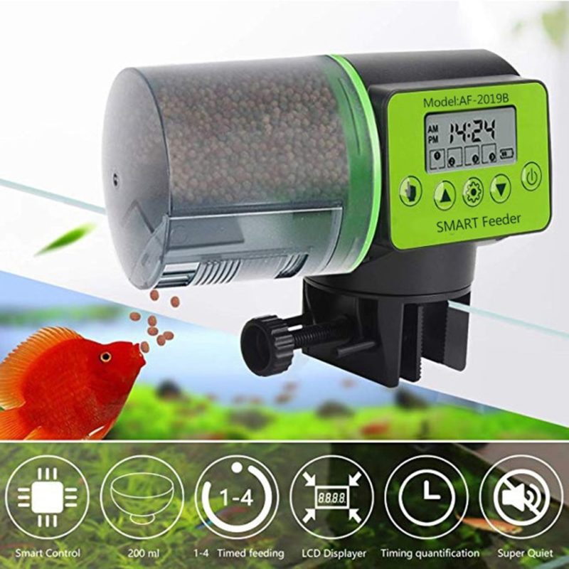 Mangeoire automatique avec minuterie pour aquarium – Image 1