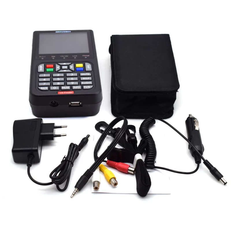 Détecteur de satellite, DVB-S/S2, Batterie intégrée, écran LCD 3.5 pouces – Image 5