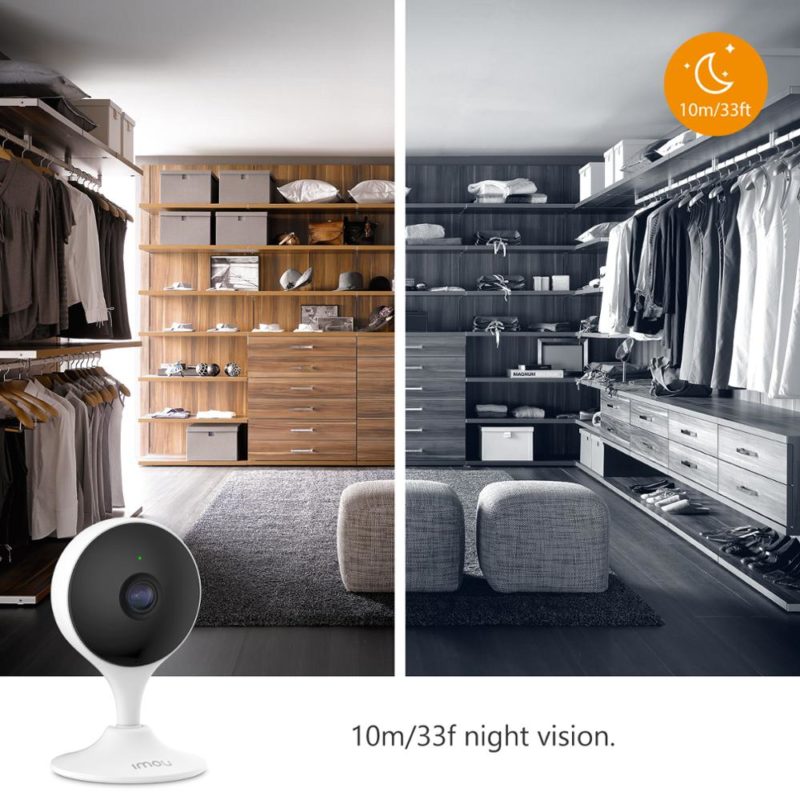 Imou Cue 2c, 1080P, IP Security Camera d'intérieur, Wifi, avec carte SD 32 GB – Image 4