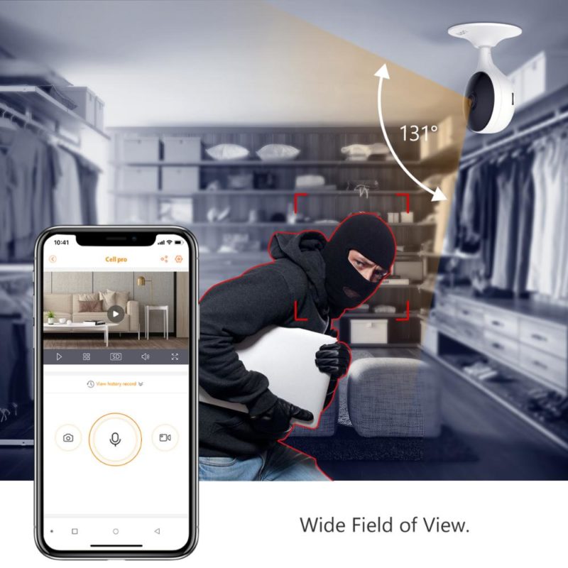 Imou Cue 2c, 1080P, IP Security Camera d'intérieur, Wifi, avec carte SD 32 GB – Image 2