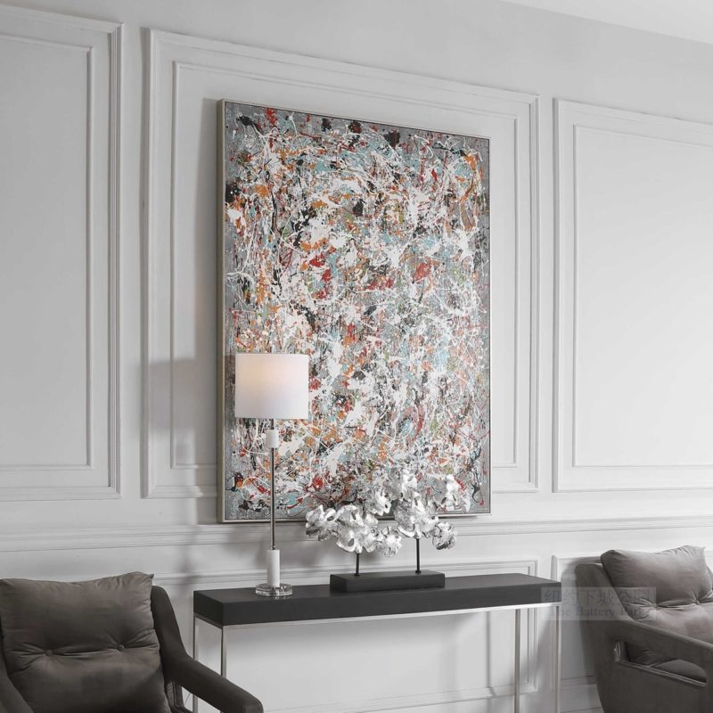 70358-vxgl3i.jpg Peinture à l'huile sur toile acrylique abstraite faite à la main, de style expresso – Image 3