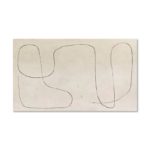 Peinture à l'huile abstraite sur toile faite à la main, peinture minimaliste, art moderne