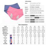 Culottes menstruelles 3 couches, antifuite, lot de 3 pièces – Image 8