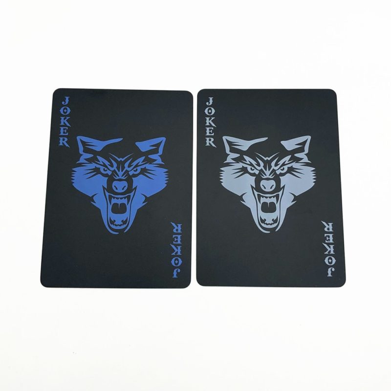 Jeu de cartes de Poker en plastique, étanche, Loup – Image 4