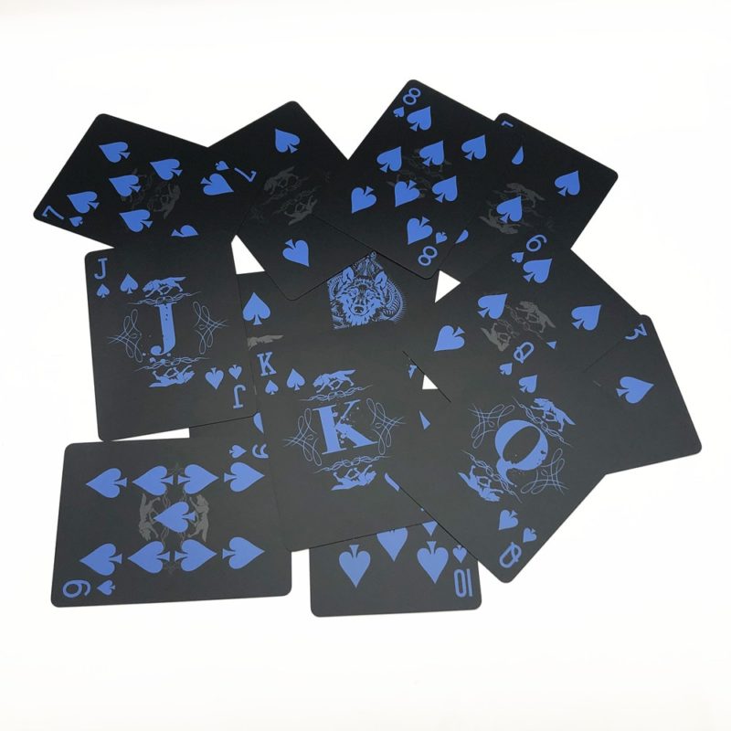 Jeu de cartes de Poker en plastique, étanche, Loup – Image 5