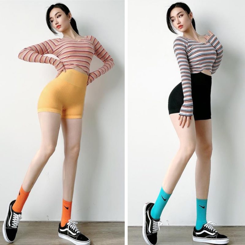 Short de Sport effet Push Up, taille haute – Image 5