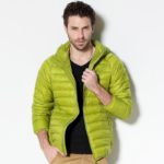 Doudoune en duvet de canard pour homme, à capuche, grande taille