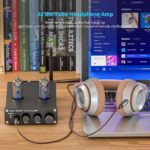 Amplificateur à tubes audio Bluetooth 5.0, compatible aptX HD, 2 x 50W – Image 2