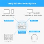 Amplificateur à tubes audio Bluetooth 5.0, compatible aptX HD, 2 x 50W – Image 4