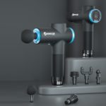 Pistolet de massage professionnel avec écran LCD, masseur musculaire profond, soulagement de la douleur, Relaxation du corps, du visage – Image 2