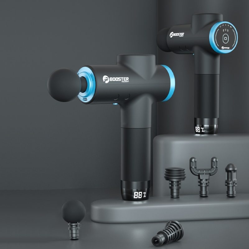 Pistolet de massage professionnel avec écran LCD, masseur musculaire profond, soulagement de la douleur, Relaxation du corps, du visage – Image 2