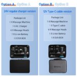 Pistolet de massage professionnel avec écran LCD, masseur musculaire profond, soulagement de la douleur, Relaxation du corps, du visage – Image 3