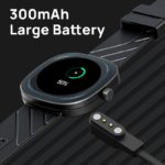 Montre connectée DG Ares, écran rond 1.32", 300mAh, Android et IOS – Image 6