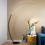 Lampadaire LED en forme d'arc avec télécommande, 170 cm – Image 2