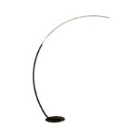 Lampadaire LED en forme d'arc avec télécommande, 170 cm