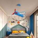 Suspension lampe Avion pour chambre d'enfant, avec télécommande – Image 2