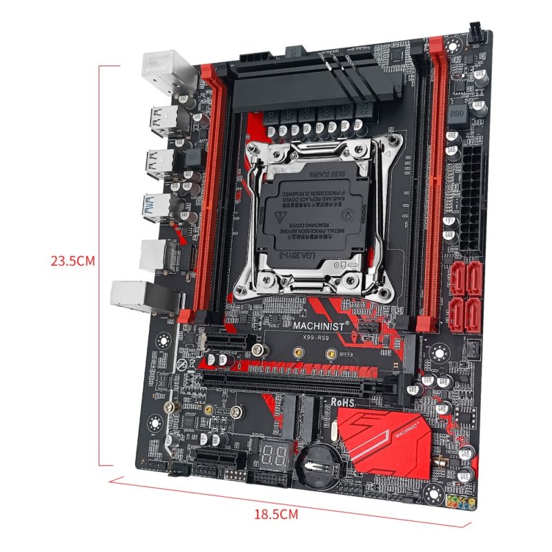 79594-rpepda.jpg Set Carte mère X99, processeur XEON E5 2670 V3, 2x8 go de mémoire DDR4 2133 ECC, LGA 2011 – Image 4