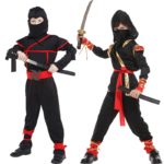 Costume guerrier Ninja, pour garçon et fille – Image 2