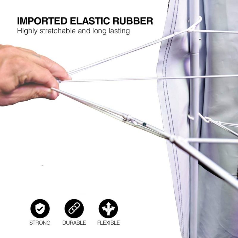 Filet élastique en latex avec crochets, culture d'intérieur, extensible – Image 2