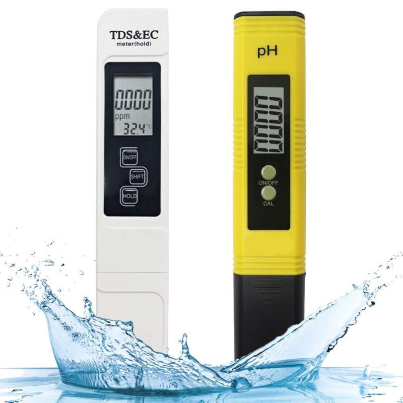 Ensemble de mesure haute précision TDS EC, Température et PH mètre – Image 1