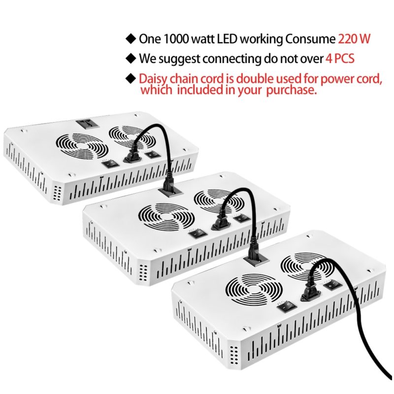 Lampe horticole de croissance LED COB, 1000/2000/3000W, spectre complet, éclairage pour culture d'intérieur – Image 6