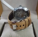 Montre mécanique pour homme, 47 mm, verre de Saphir, col de cygne, mouvement manuel – Image 6