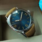 Montre mécanique pour homme, 47 mm, verre de Saphir, col de cygne, mouvement manuel – Image 3